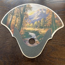 Antique Handheld Fan Dr. Rhodes Optometrist Circ 1920’s Made In USA Advertising
