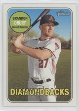 2018 Topps Heritage High Number SP Magenta Back /10 Brandon Drury #419 0s55