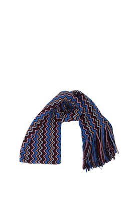 Missoni Damen Schal SC35WMD9714 Multicolor Blau
