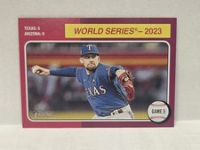 Topps 2024 Heritage Nathan Eovaldi #465 Texas Rangers Baseball Card