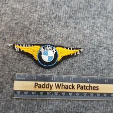 Vintage BMW Wings Patch Motorcycle 70s 80s AB2