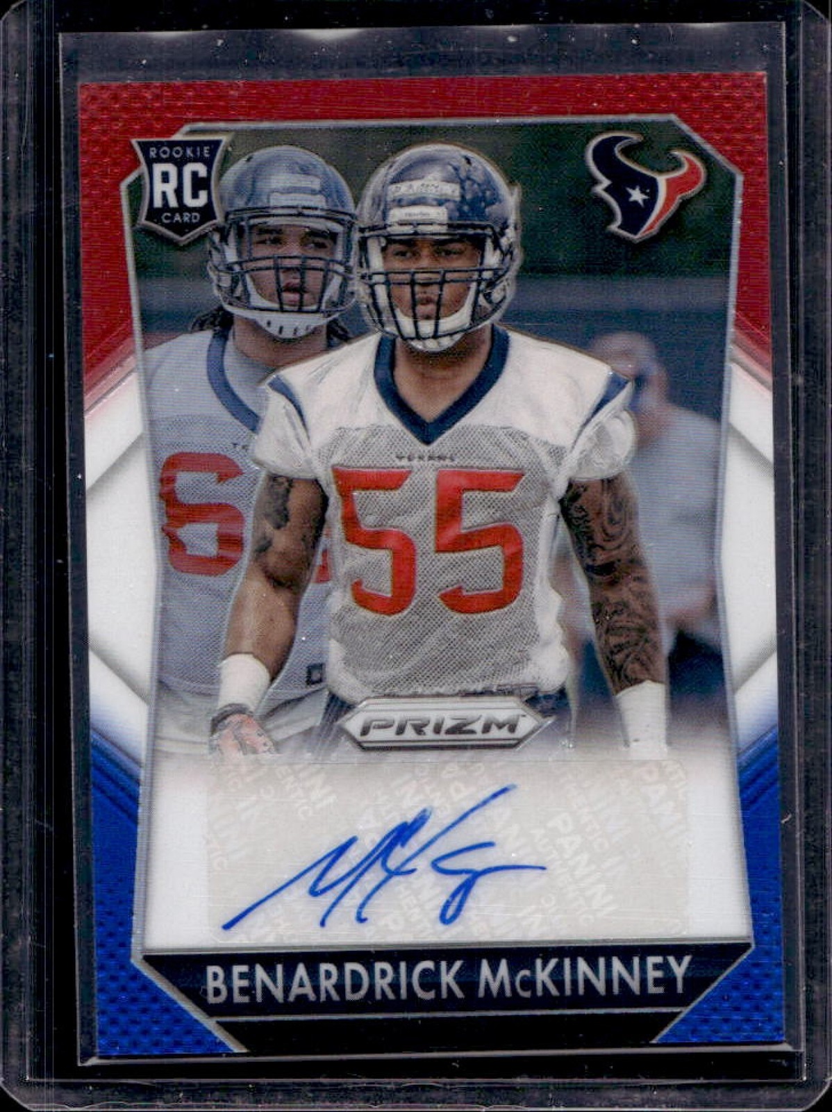 Benardrick McKinney Panini Prizm Rookie Signatures #RSBM Red/White/Blue