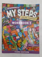 Attainment's My Steps Into The Community Workbook 1, 3rd Ed Unused 9781578613137