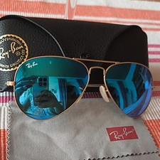 Ray-Ban Herren Sonnenbrille Flieger Metallrah...