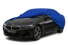 Ganzgarage Indoor Stretch Cover Carcover f�r BMW 8er G16 Gran Coup� blau