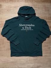 Abercrombie  Fitch Soft A F Fleece Relaxed Hoodie - Dark Green