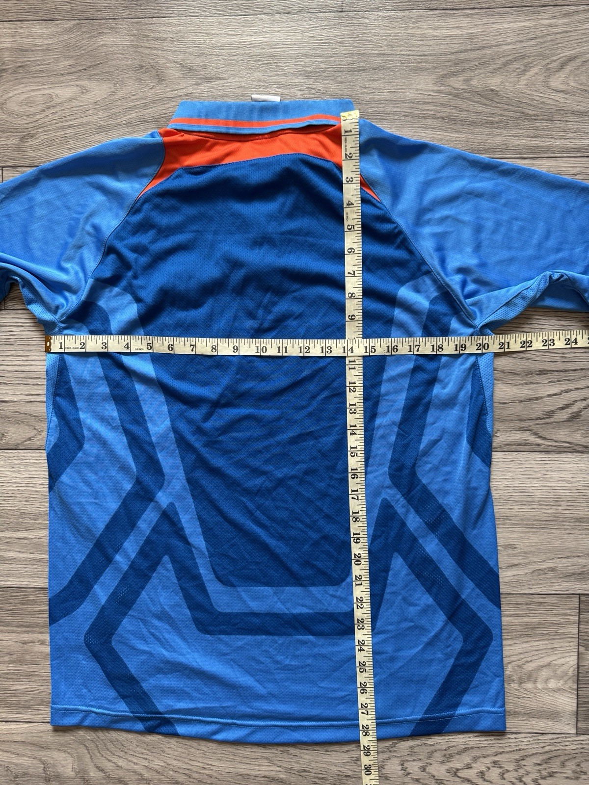 India Cricket National Team Jersey Shirt Sahara Nike Men’s Size L 409960-480 thumbnail 3