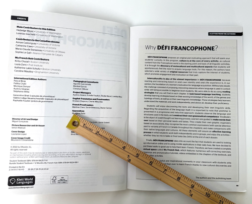 Defi francophone 1: Student Textbook Hedwige Meyer Lorenzo Giache - Picture 4 of 4