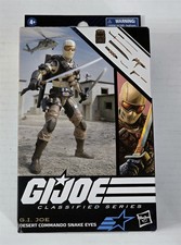 J-702 2023 HASBRO GI JOE CLASSIFIED SERIES DESERT COMMANDO SNAKE EYES - SEALED