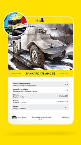 Heller - 1/35 Starter KIT Panhard 178 (9/23) * - Foto 6 di 7