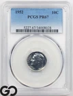 1952 Roosevelt Dime PROOF PCGS PR 67 Silver PF 10C ** Premium Quality!