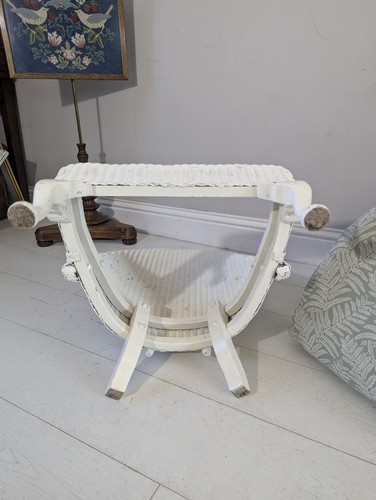 Lloyd Loom Nursing chair Bedroom Chair with sprung upholstered seat Postage Av - Picture 16 of 18