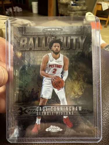 2025-26 Topps Chrome - Ball of Duty Cade Cunningham #BD-11