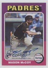 2024 Topps Heritage High Number Real One Auto Mason McCoy #ROA-MM Auto 04fu