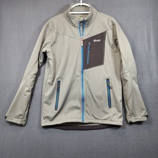 Sherpa Mens M Grey Softshell Jacket Full Zip Outdoor