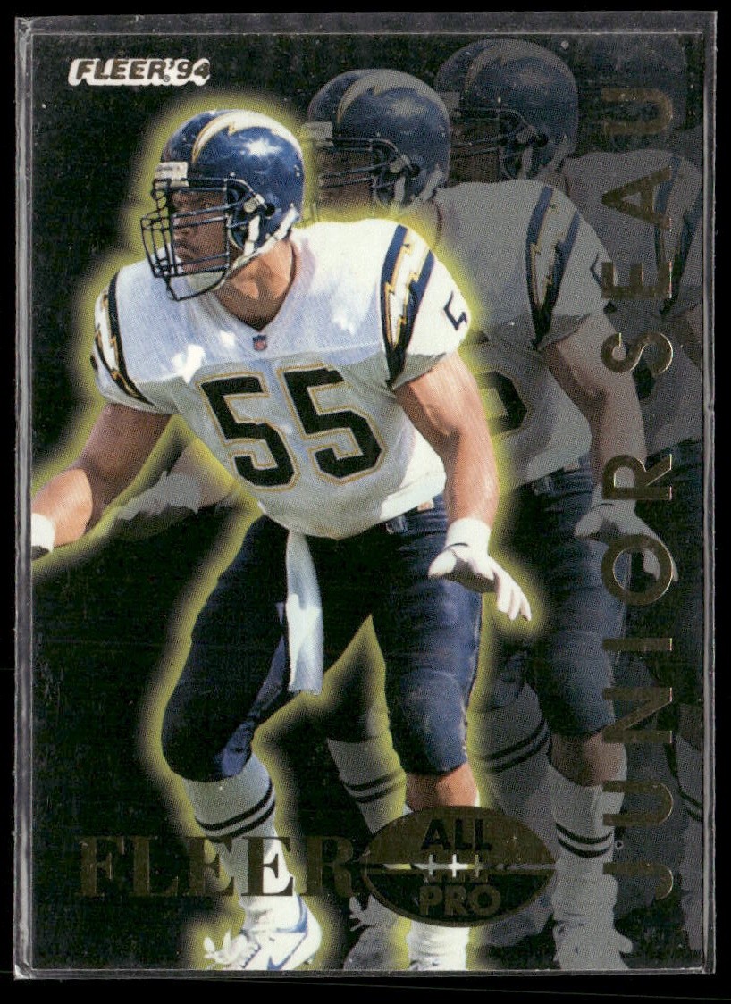 1994 Fleer Junior Seau Fleer All-Pros San Diego Chargers #13