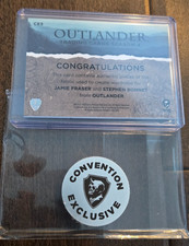 2020 SDCC WONDERCON CRYPTOZOIC OUTLANDER WARDROBE CARD JAMIE STEPHEN 115/200 CE3