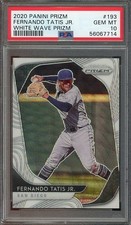 2020 Panini Prizm #193 Fernando Tatis Jr GEM-MT White Wave Prizm PSA 10 7714