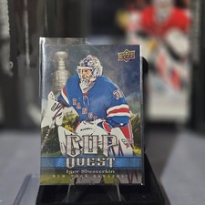 2025-26 Upper Deck Series 1 Igor Shesterkin Cup Quest CQ-4 New York Rangers