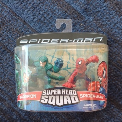 Marvel Super Hero Squad SEALED Spider-Man Wave 3: SCORPION & SPIDEY