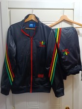 Tracksuit Adidas Jamaica Rasta 🇯🇲 Adidas Jacket Reggae Top Track Chile 62 M