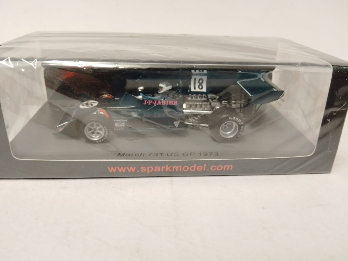 Spark March 731 #18 Jean Pierre Jarier US GP 1973 1/43 S7267 Spark March 731 #18 Jean Pierre Jarier US GP 1973 1/43 S7267