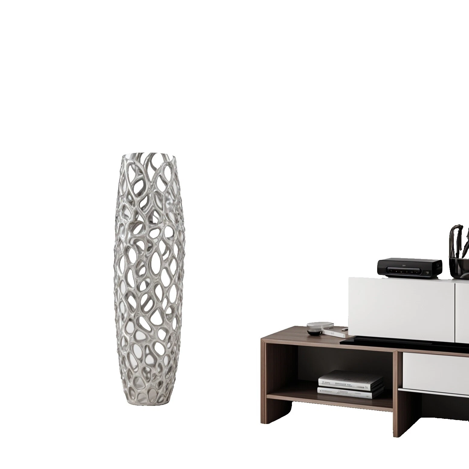 Florero de piso Moderno Aluminio Jarrones