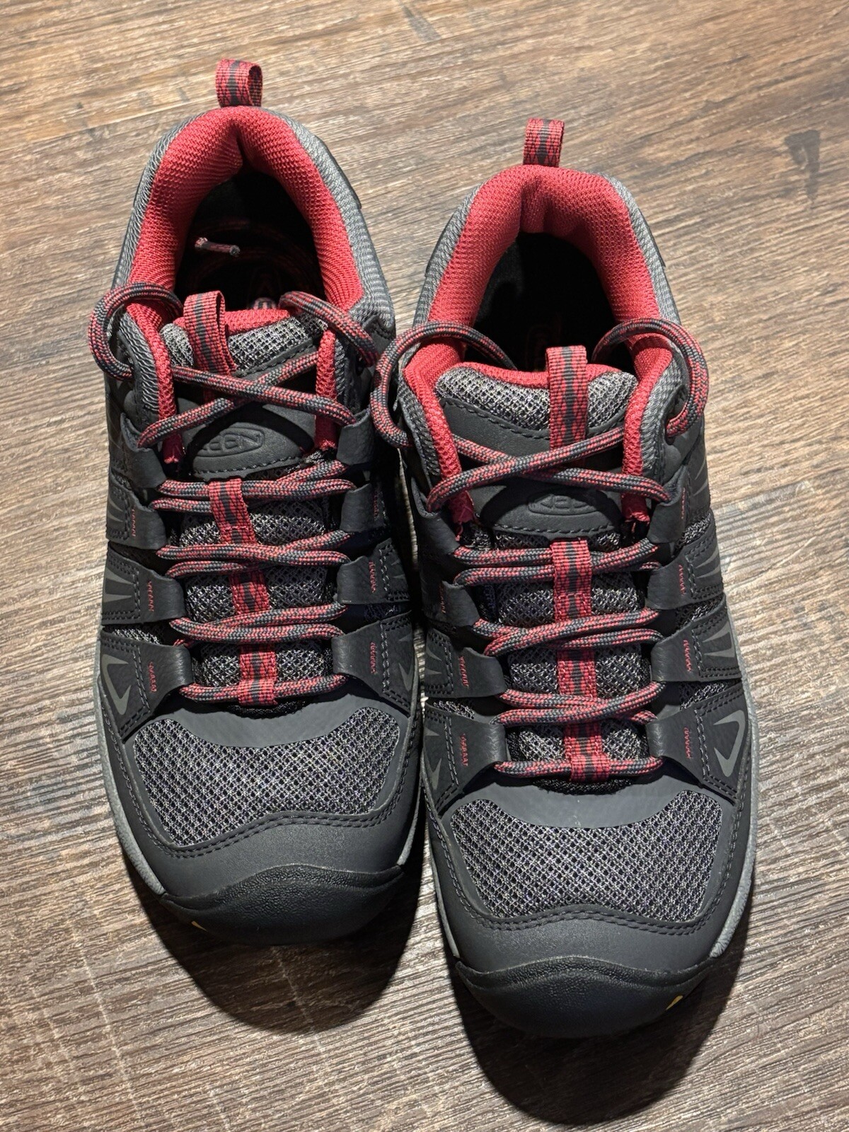 KEEN Sneakers Donna 7.5 Oakridge Basse Trail Escursionismo Outdoor Grigio Rosa ?️?