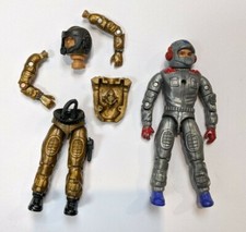 1986 Lanard The Corps Ranger Military Soldier 3.75" Action Figure Worn Lot 4