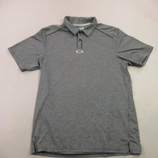 Oakley Shirt Mens Small Short Sleeve Golfing Polo Regular Fit Hydrolix