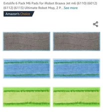 Extolife iRobot Braava Jet 6 Pads