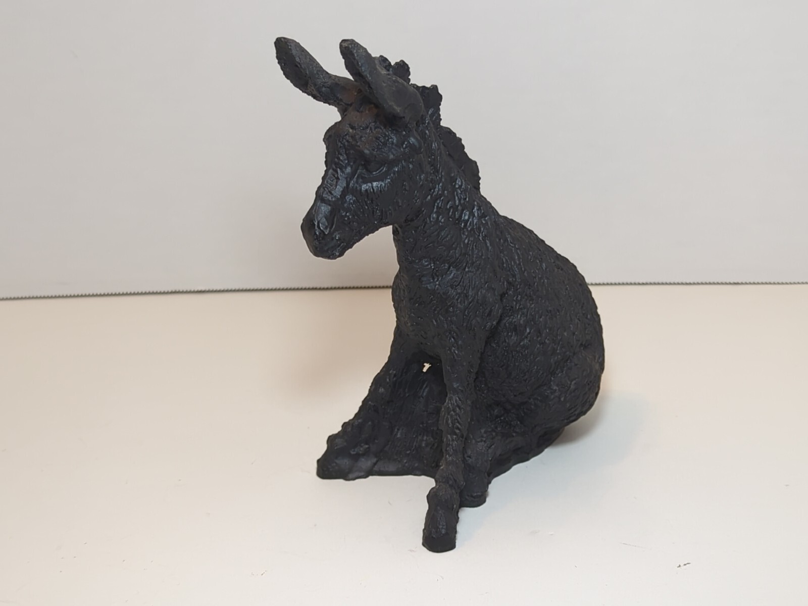 Breyer Sitting Donkey Brighty Mold BLACK Lignite COAL Sculpture VHTF