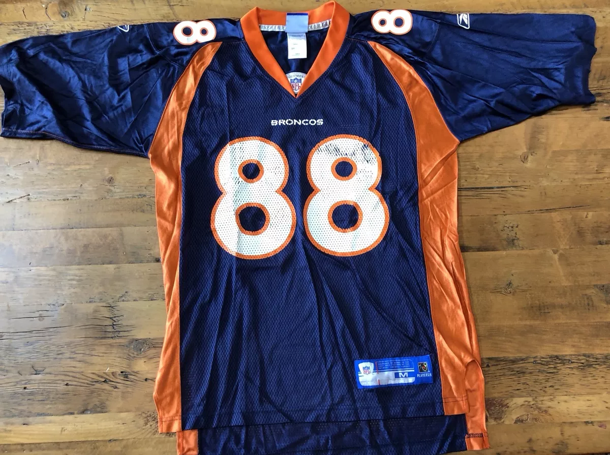 Reebok Denver Broncos 88 Tony Scheffler Jersey Navy Blue Vtg Mens Size Medium
