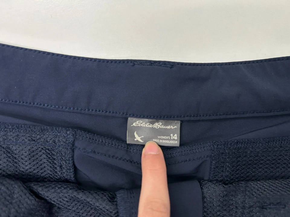 Женские шорты стрейч Eddie Bauer 14 Blue Chino - Изображение 4 из 4