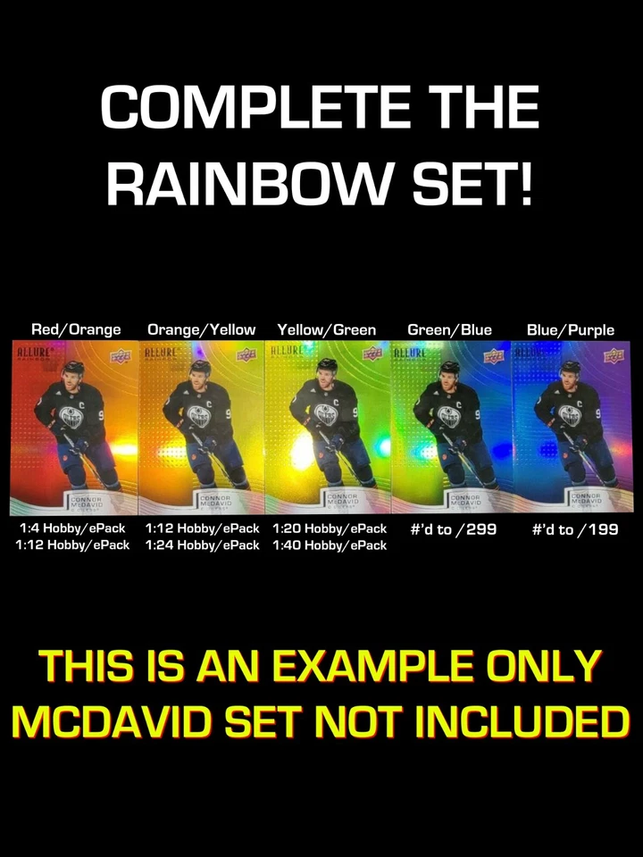 Benoit-Olivier Groulx 2021-22 Upper Deck Allure #R-26 Blue/Purple Rainbow 77/199 - Image 2 of 4