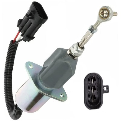 Fuel Shut Off Solenoid Switch with Bobcat Skid Steer 751 753 763 773 643 743 ...