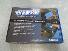 Maverick Advantage DELUXE BOLT ON Rear View Mirror 12" W x 4 1/2" T for 2015+...