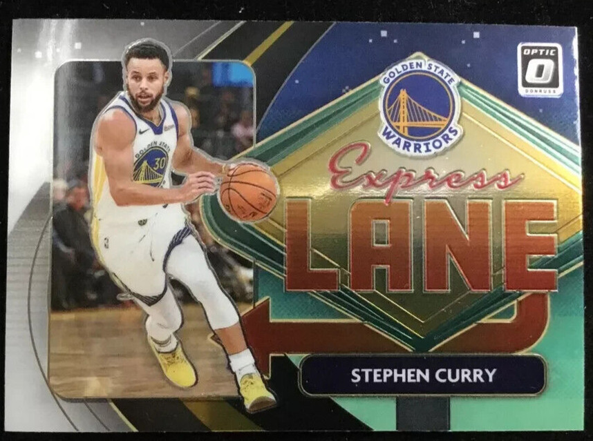 2020-21 Donruss Optic Basketball Express Lane #3 Stephen Curry - HOLO