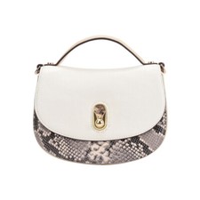 Maria Carla Women's Fashion Luxury Leather Handbag-Small Purse, Smooth Leather B