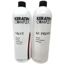 Keratin Complex Natural Smoothing Treatment and Primer Clarifying Shampoo 33.8oz