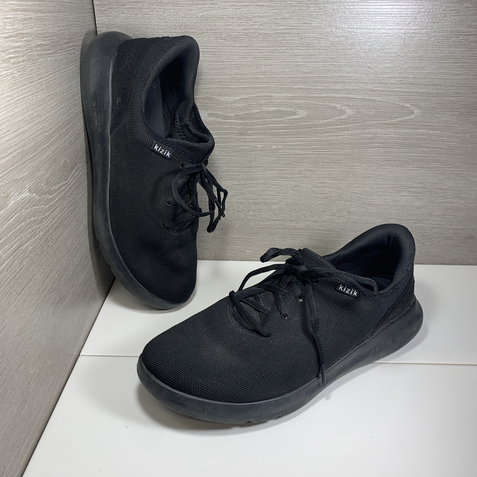 SAOLA Scarpa sportiva Kizik Madrid Eco Knit uomo 12 donna 13 5 nera vivavoce