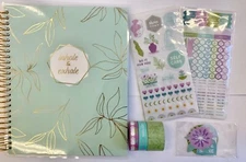 Recollections Wellness Planner Kit washi tape stickers tracker self care A5