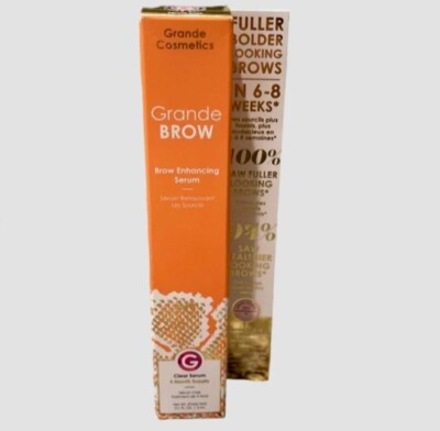 Grande Brow Eyebrow Enhancing Serum 0.1 oz / 3 ml 4 month supply New