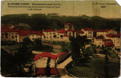 Old postcard St-JULIEN-d'ANCE - General view - Southeast appearance (690341)