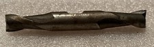 1/2" 2 Flute HSS double end mill, used, sharp