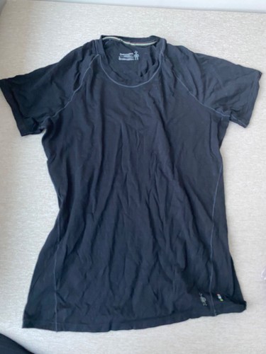 SMARTWOOL Thermal Merino 150 Baselayer short sleeve top Size L Women’s Black $80