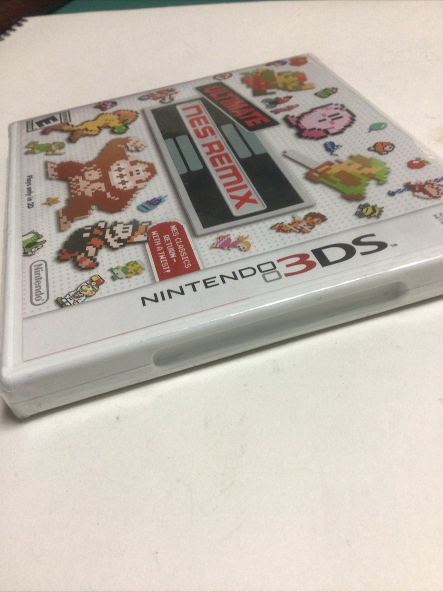 Ultimate NES Remix (Nintendo 3DS, 2014). First Print RARE. Factory