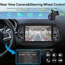 2 32G Android 12 Auto Carplay Car Stereo Radio Navi For Jeep Compass 2017-2020