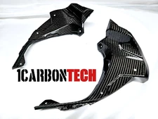 2024-2025 KAWASAKI ZX-6R ZX-636 REAL CARBON FIBER INNER DASH INTAKE COVERS L-R