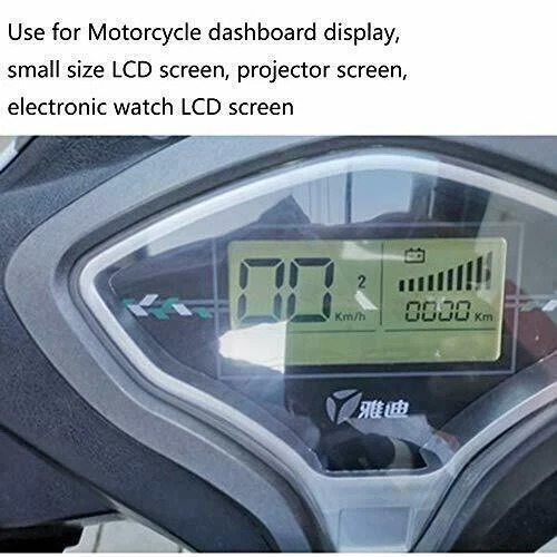 Polarized Filter Film Adhesive Sheets For Dashboard Display LCD Watch Screen 2pc - Image 4 of 4